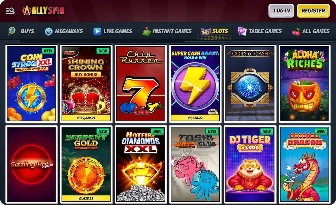 allyspin casino slots