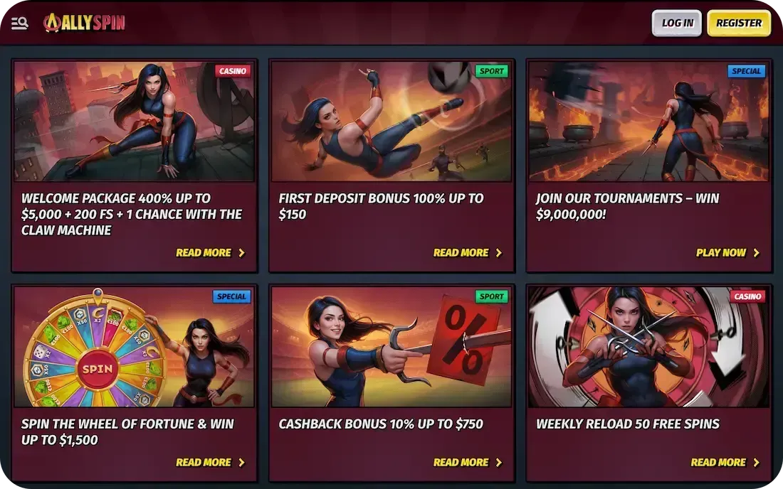 allyspin casino bonus all